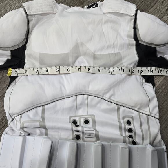 Star Wars Empire Storm Trooper Muscle Shirt Pants & Mask Kid's Halloween Costume - Picture 9 of 13